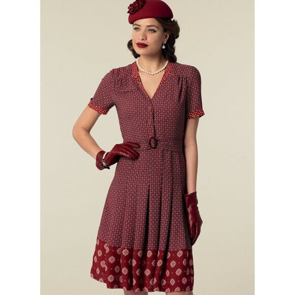 McCall's M7433 Misses 6 to 14 Archive Circa 1943 Dress Uncut Sewing Pattern New - Picture 4 of 10